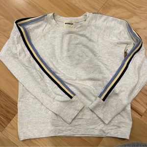 NWOT Monrow Sweatshirt with Side Stripe